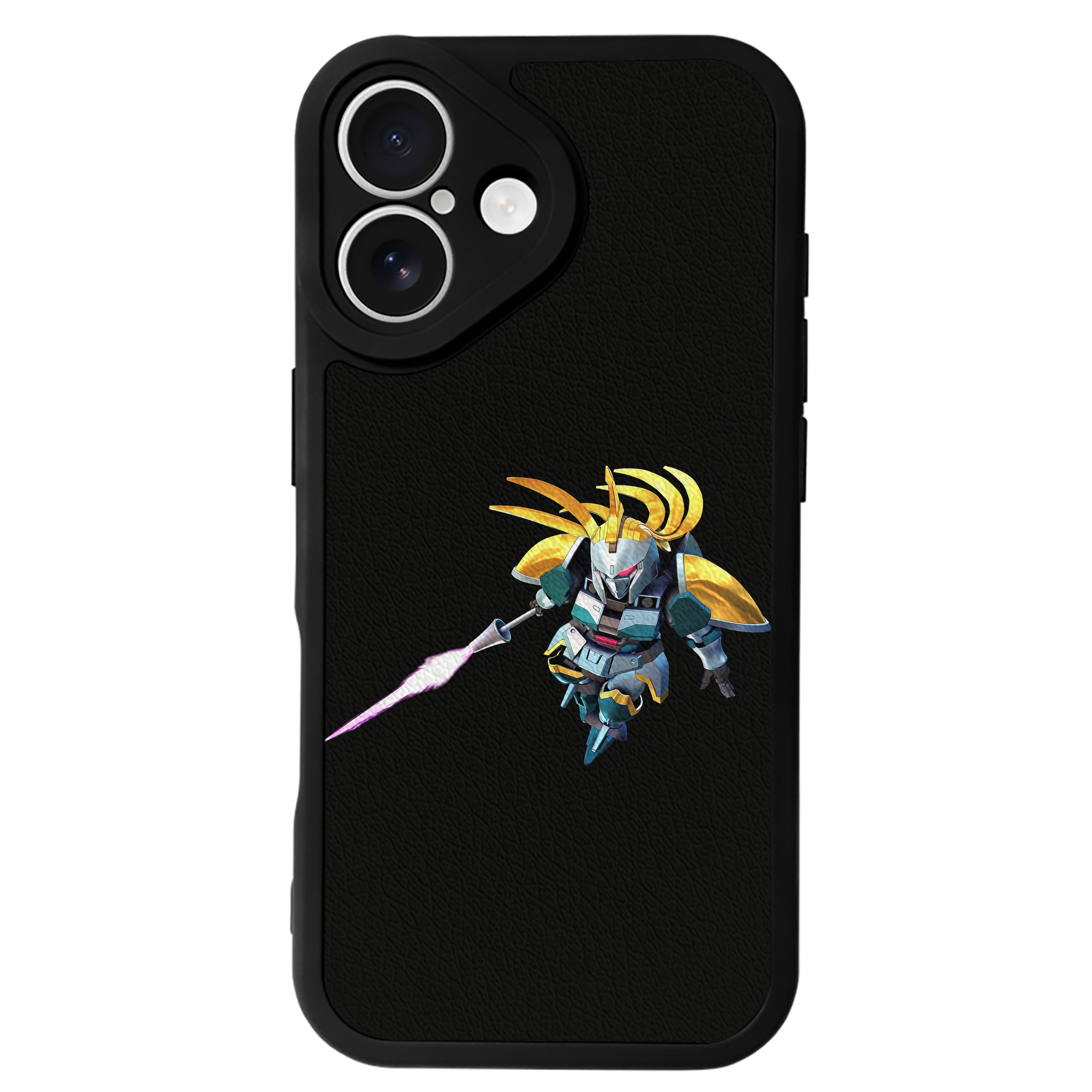 （画像用） 機動戦士ガンダム Mobile Suit Gundam 【iPhone 16シリーズ対応】シリコンスマホケース（レザー調） 材質：シリコン